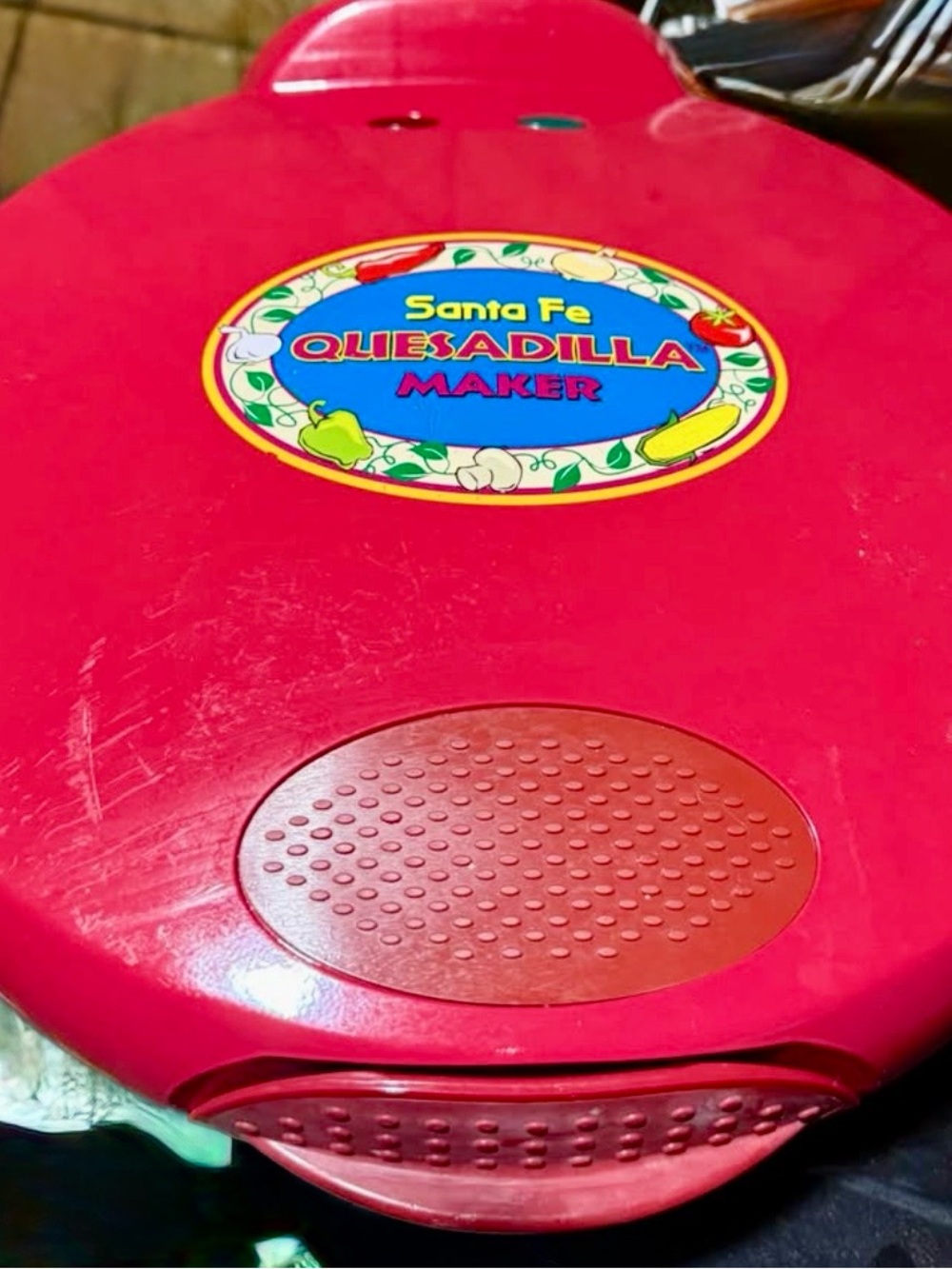 Santa Fe electric Quesidilla maker Red